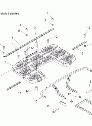 RACK MOUNTING REAR - A07MH46AA / AZ (49ATVRACKMTGSP450)