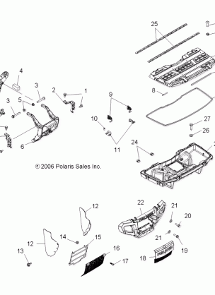 STORAGE FRONT and BUMPER MOUNTING - A07MH46AA / AZ (49ATVBUMPERSP450)