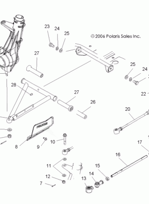 SUSPENSION FRONT - A07MH46AA / AZ  (49ATVAARMSP450)