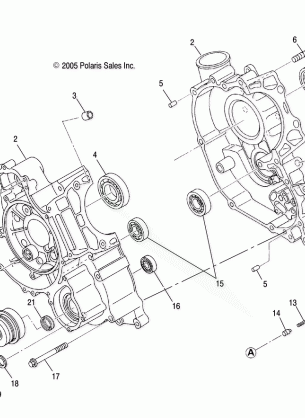 ENGINE CRANKCASE - A07MH46AA / AZ (4999200059920005D04)