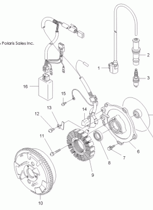 ENGINE MAGNETO - A07MH46AA / AZ (49ATVMAGNETOSP450)