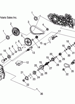 TRANSMISSION INTERNAL - A07MH46AA / AZ (4999200059920005C14)