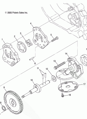 ENGINE OIL PUMP - A07MH46AA / AZ (4999200059920005D12)