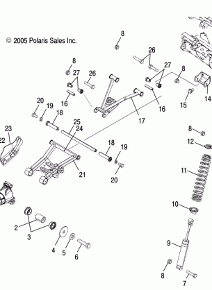 SUSPENSION REAR - A07MH50AB / AL / AQ / AX / AY / AZ / MN50AF / AN / AT / AY (4999200139920013C09)