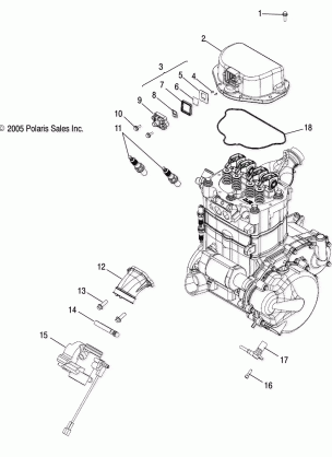 ENGINE THROTTLE BODY MOUNTING - A07MH76AL / AQ / AX / AY / AZ / A2 / MN76AF / AT / AY (4999200299920029D09)