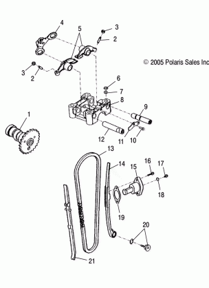 ENGINE VALVE CAM - A07PB20AA / AD (4999202449920244A09)