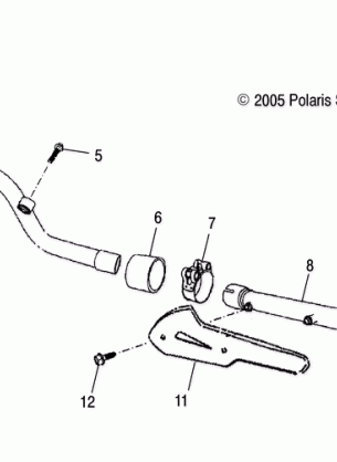 EXHAUST - A07PB20AA / AD (49ATVEXHAUST07PHX)