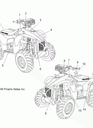 DECALS - A07BG50AA / FA (49ATVDECALSCRAM)