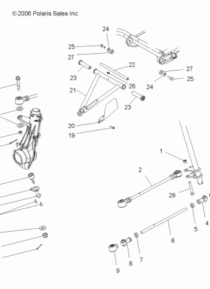 SUSPENSION FRONT - A07BG50AA / FA (49ATVAARMSCRAM)