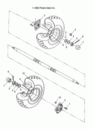 WHEEL REAR - A07BG50AA / FA (4999201549920154C02)