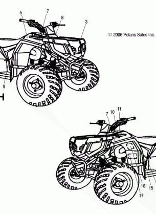 DECALS - A07SB20AA (49ATVDECAL07SAW)