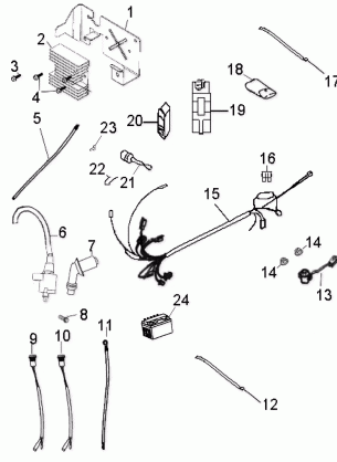 ELECTRICAL PARTS - A07SB20AA (49ATVELECT07SAW)