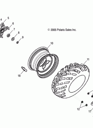 WHEEL FRONT - A07SB20AA (4999202799920279B10)