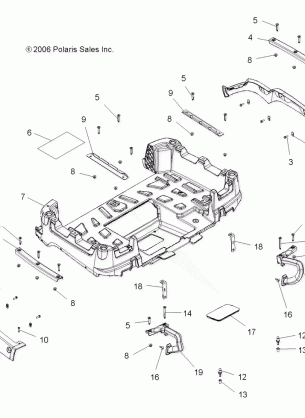 BOX REAR - A07TH50AL / AQ / AU / AZ / TN50AF / AS / AU (49ATVBOXRRX2500EFI)