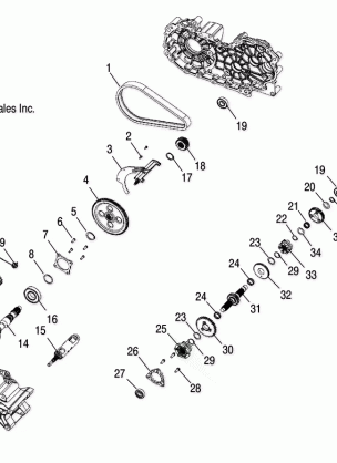 TRANSMISSION INTERNAL - A07TH76AU / TN76AF / AL / AU (4999204069920406D06)