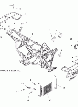 BUMPER and RACK MOUNTING - A07CA32AA (4999202939920293A06)