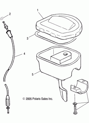 THROTTLE CONTROL / THROTTLE CABLE - A07CA32AA (4999202939920293B03)