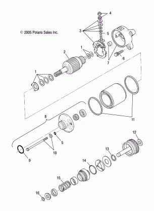 ENGINE STARTING MOTOR - A07CA32AA (4999202939920293C14)