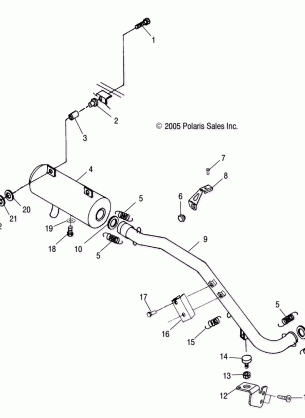 EXHAUST SYSTEM - A07CL50AA (4999201649920164A08)