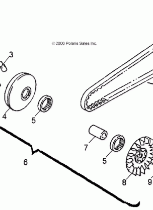 DRIVE PULLEY PRIMARY - A07FA09AA / AB (49ATVPRIMARY07OTLW90)