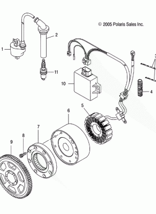 ENGINE MAGNETO - A07GJ50AA / AB / AC (4999201849920184C11)