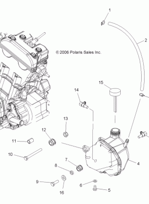 OIL TANK - A07GP50AA / AB (49ATVOILOUTLAW)