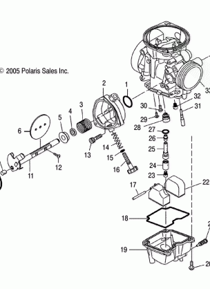 ENGINE CARBURETOR LOWER - A07GP50AA / AB (4999201899920189C11)