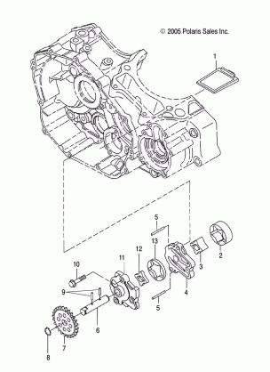 ENGINE OIL PUMP - A07GP50AA / AB (4999201899920189C13)