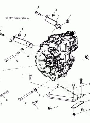 GEARCASE MOUNTING - A06BA25CA (4999201499920149C04)