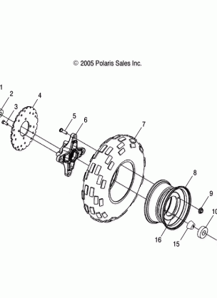 WHEEL FRONT - A06BA25CA (4999202939920293A13)