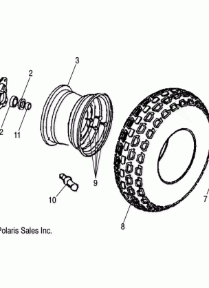 WHEEL FRONT - A06KA09CA / CB / CC / CD (4995259525B08)