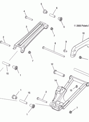 SUSPENSION REAR - A06LB27FA / LD27FB (4999206689920668C09)