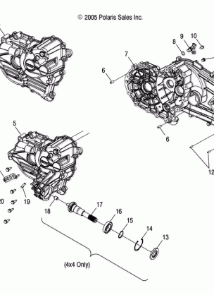 TRANSMISSION CASES - A06LB27FA / LD27FB (4999202079920207C11)