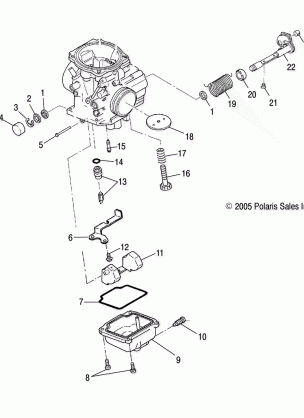 CARBURETOR LOWER - A06MH46 ALL OPTIONS (4999201699920169C14)