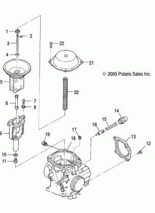 CARBURETOR UPPER - A06MH46 ALL OPTIONS (4999202939920293C06)