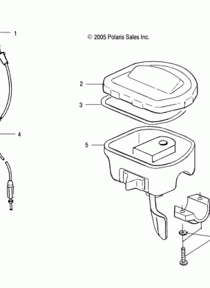 CONTROLS-THROTTLE ASM. / CABLE - A06MH46 ALL OPTIONS (4999201649920164B07)