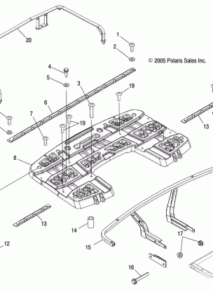 RACK MOUNTING REAR - A06MH46 ALL OPTIONS (4999200139920013A05)