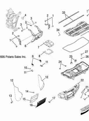 STORAGE FRONT and BUMPER MOUNTING - A06MH46 ALL OPTIONS (4999200059920005A06)