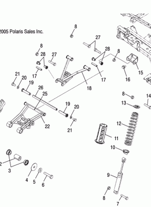 SUSPENSION REAR - A06MH46 ALL OPTIONS (4999200059920005C09)