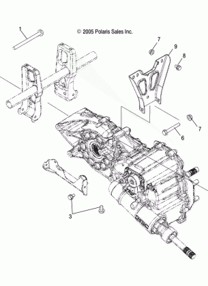 TRANSMISSION MOUNTING - A06MH46 ALL OPTIONS (4999200139920013C12)