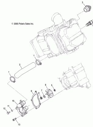 WATER PUMP - A06MH46 ALL OPTIONS (4999200139920013D10)