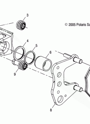 BRAKE FRONT - A06MH46 ALL OPTIONS (4999206649920664B04)