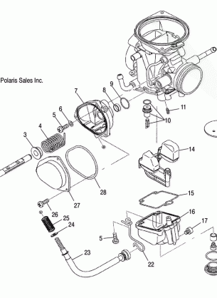 CARBURETOR LOWER - A06MH50AA / AB / AD / AF (4999200099920009D08)