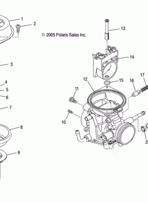 CARBURETOR UPPER - A06MH50AA / AB / AD / AF (4999200099920009D07)