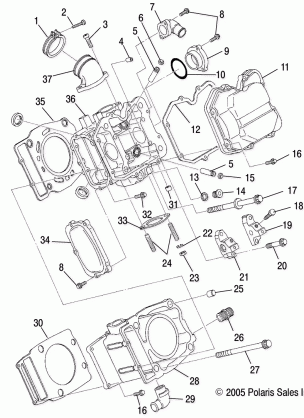 CYLINDER - A06MH50AA / AB / AD / AF (4999200099920009D05)