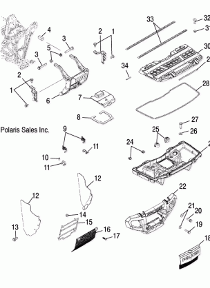 STORAGE FRONT and BUMPER MOUNTING - A06MH50AA / AB / AD / AF (4999200099920009A06)