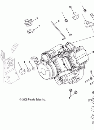 ENGINE MOUNTING - A06MH50AA / AB / AD / AF (4999200099920009A11)