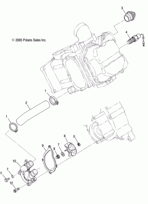 WATER PUMP - A06MH50AA / AB / AD / AF (4999200099920009D10)