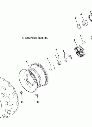 WHEEL DRIVE REAR - A06MH50AA / AB / AD / AF (4999200099920009C08)