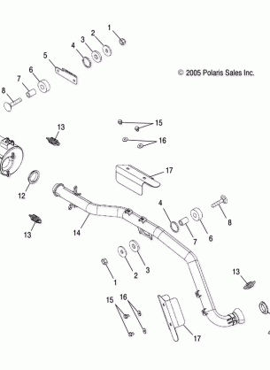 EXHAUST SYSTEM - A06MH50AQ / AX / AY / AZ / AL / AT (4999200139920013A11)